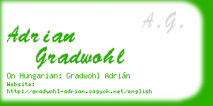 adrian gradwohl business card